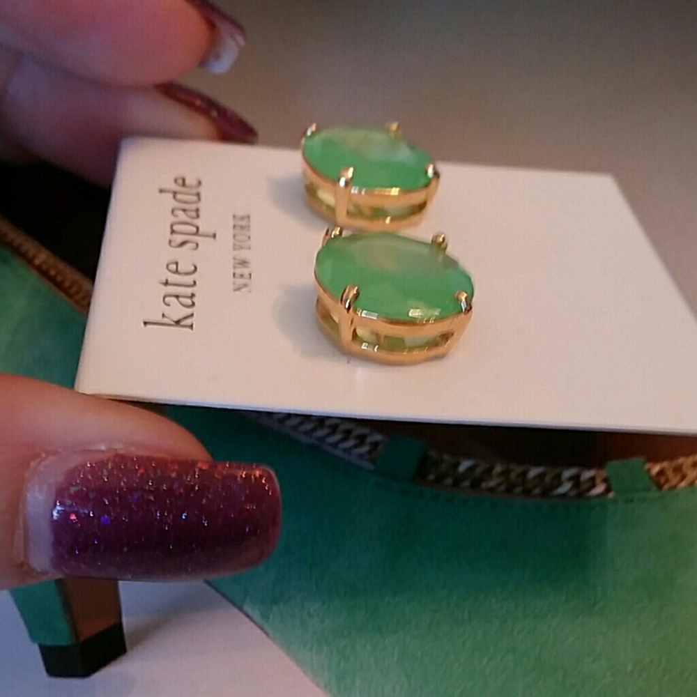 Large kate spade gumdrop Earrings New/tag & pouch - Picture 6 of 7